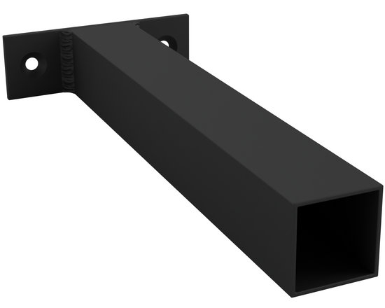 Square Free Floating Shelf Bracket 15 Inch, 1.25" H x 1.25" W x 15" D