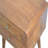 22" Chestnut Solid Wood Two Drawer Nightstand