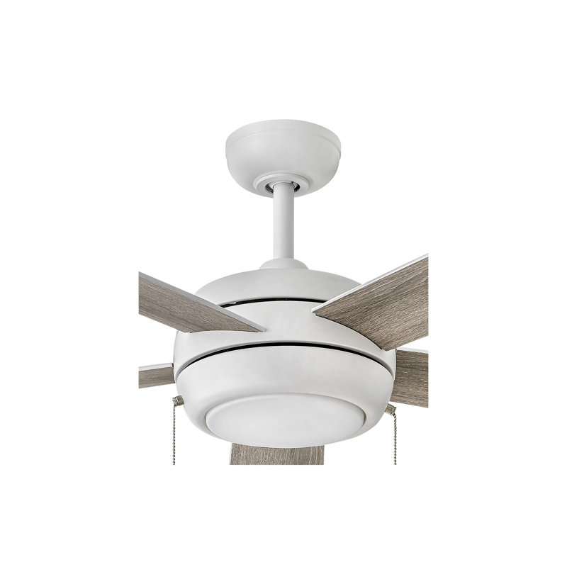 Ventilateur de plafond standard à 5 pales de 52 po avec chaîne de traction et ensemble d'éclairage inclus Marcin Aleksiejus