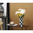 Ceramic Checker Vase For Home Decor, Aesthetic Decoration For Livng Room, Bedroom, Kitchen, Minimalism Abstract Flower Vase