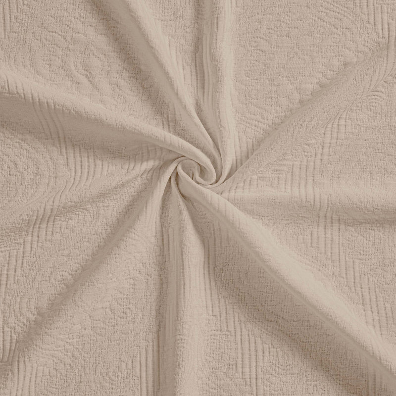 Linen Full Cotton Matelasse Bedspread Set with Pillow Shams