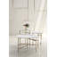 Modern Edge Marble End Table