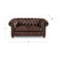 Causeuse moderne en cuir Versailles