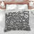 Black White Symbols Comforter-130425751