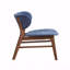 Ensemble de 2 chaises de salle à manger, chaise d'appoint en tissu et finition noyer-688421578