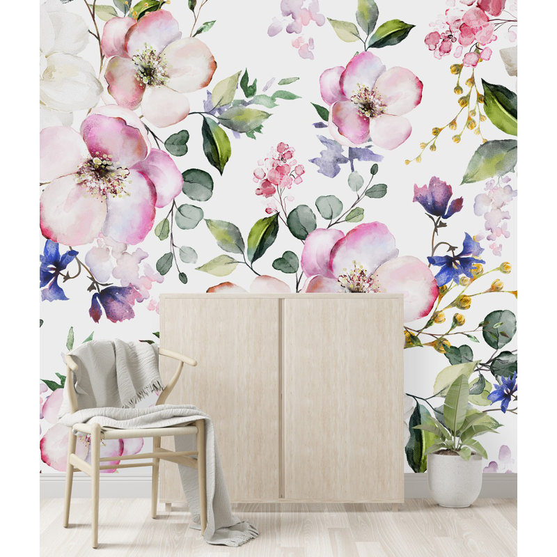 Peel & Stick Wall Mural, 10.42' W x 10.42' L