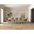 Synodic Extendable Acacia Solid Wood Dining Table