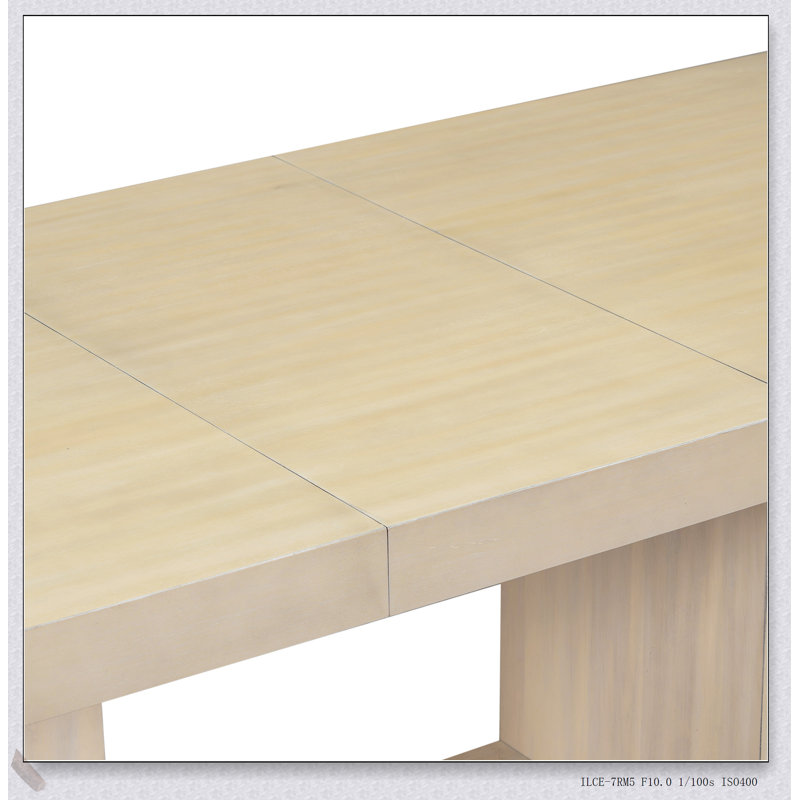 Ensemble de table de salle à manger à rallonge 6 pièces Contemporary 78 pièces avec rallonge amovible de 18 po, 4 chaises rembourrées et un banc