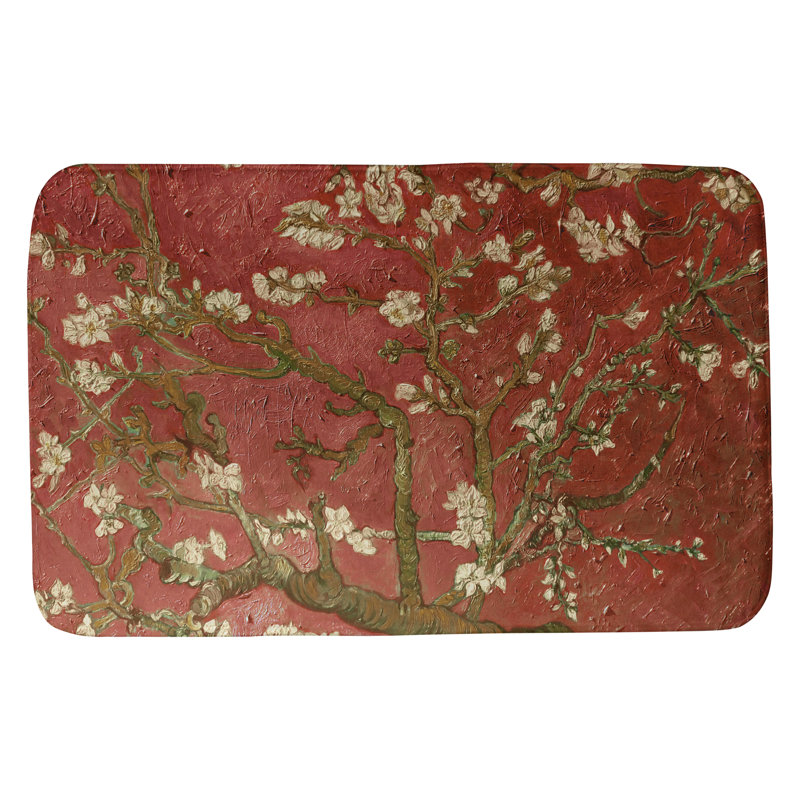 Tapis pour salle de bain Kandiyohi, l 21 po x L 34 po, Beige