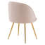 Chaise d'appoint rembourrée en velours Cohen-1312162173