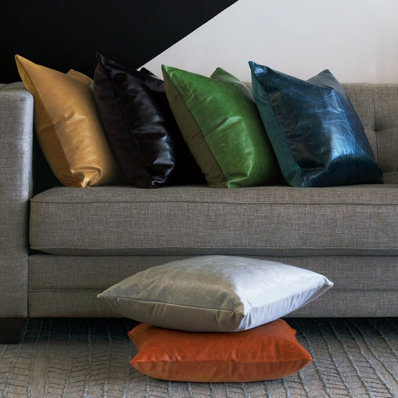 Tudor Square Pillow Cover & Insert, Gold