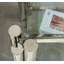 Table de bout carrée 20 pouces, table de bout moderne en acier inoxydable, table basse en verre trempé transparent à deux couches, table d'appoint avec rangement, pour le bureau personnel du salon-2041793229