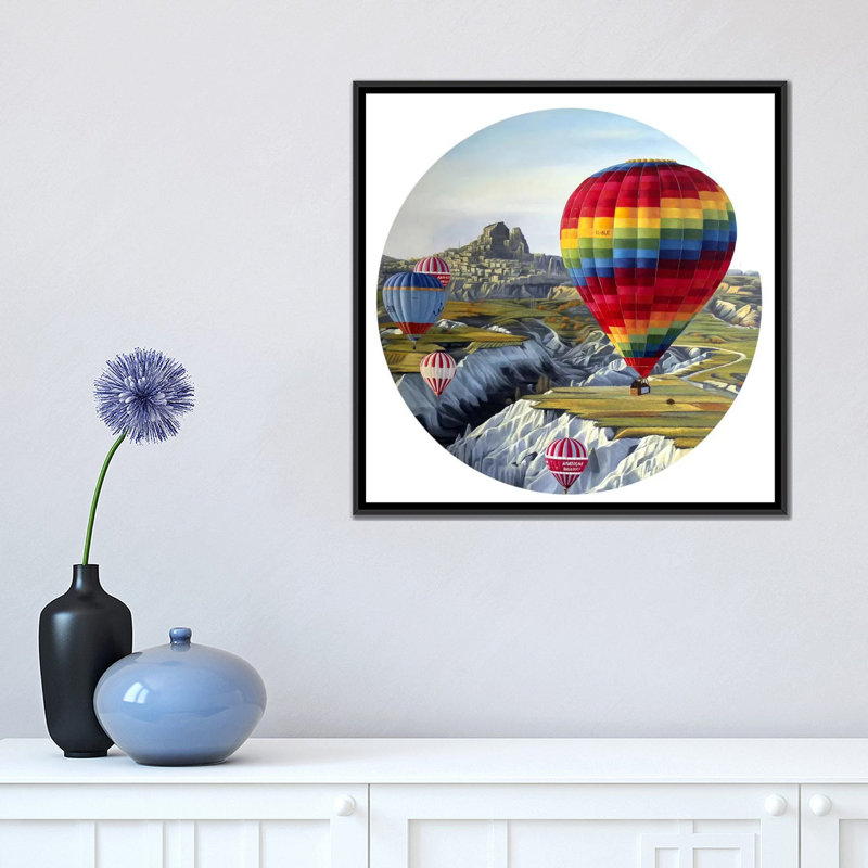 "Outlander" par Shay Kun, impression sur toile, H 18 po x l 18 po x P 1,5 po, Toile encadrée noire, Pas de tapis