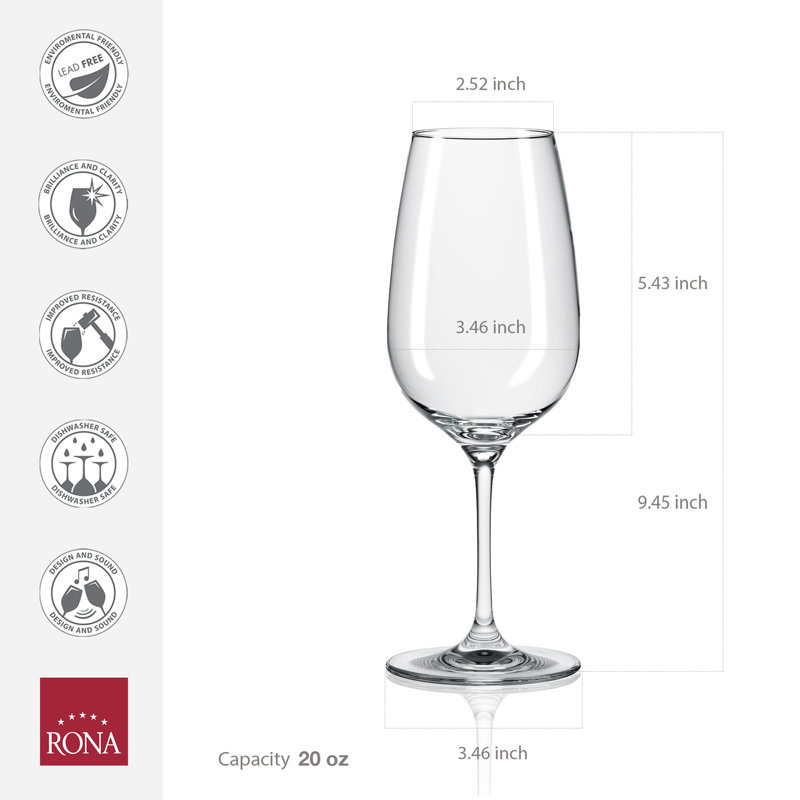 20 oz Prestige Verre à vin