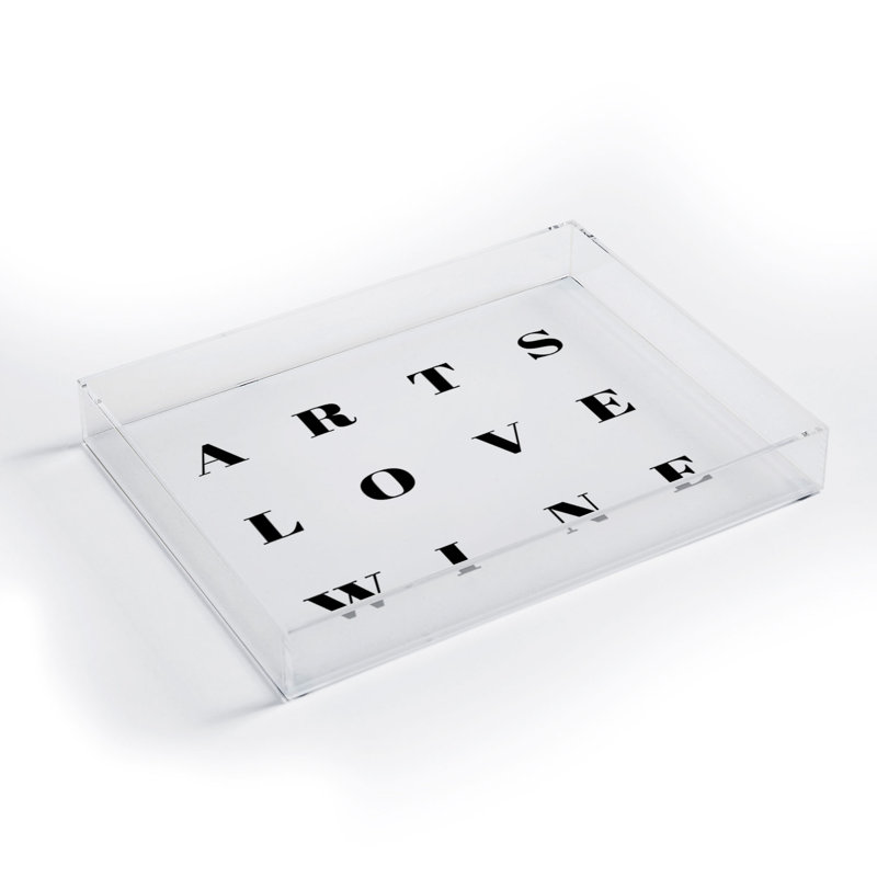 Plastic / Acrylic Tray, 2" H x 8" W x 6" D