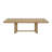Brown Trestle Table With Leaf