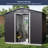 8 ft. W x 6 ft. D Galvanized Steel Storage Shed