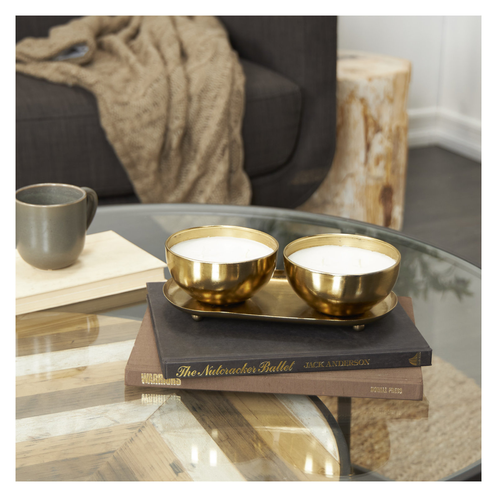 Astere Wax Melt Candle, Gold