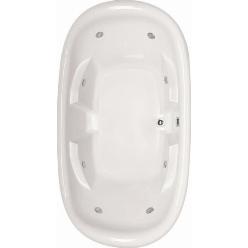 Natalie 78'' L Bathtub, Bone, Polished Chrome