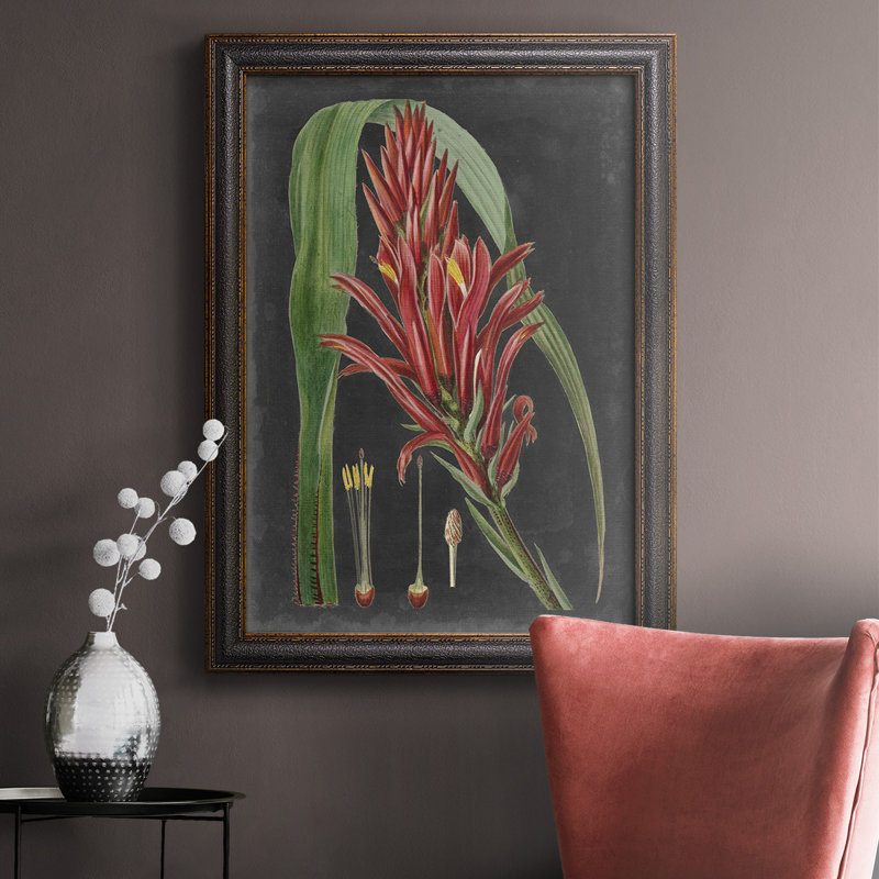 Toile encadrée de qualité supérieure Dramatic Tropicals II - prête à être accrochée, H 20 po x l 16 po x P 2,5 po