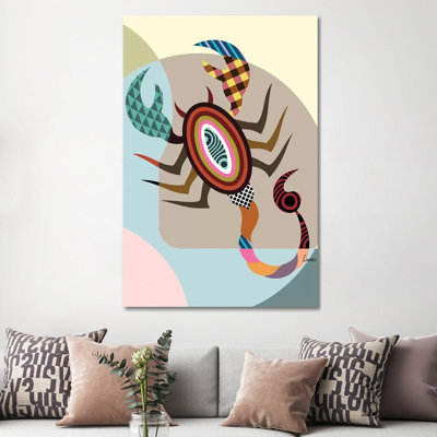 «Scorpio Zodiac» par Lanre Studio, impression sur toile tendue