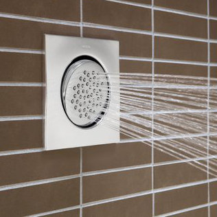 Mosaic Full Fixed Body Spray with Immersion, Chrome