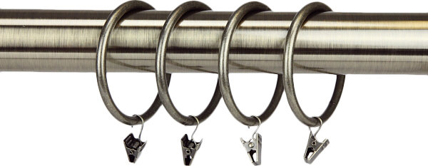 Benham Steel Curtain Rings, Antique Brass
