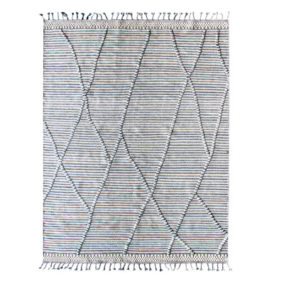 Moroccan Striped Area Rug