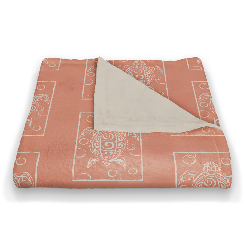 Hand Woven Throw Blanket, Orange