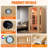 1 Person Indoor Infrared Sauna, Low Emf Home Spa Sauna