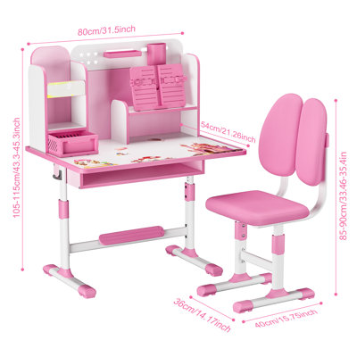 Ensemble de bureau et chaise pour enfants