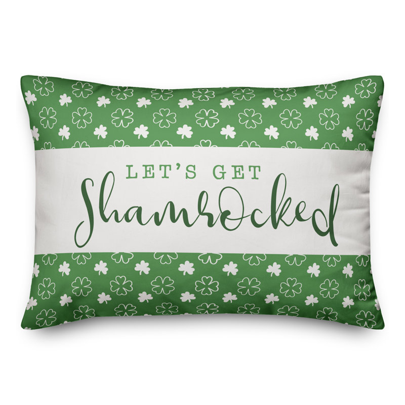 Coussin décoratif Lets Get Shamrocked
