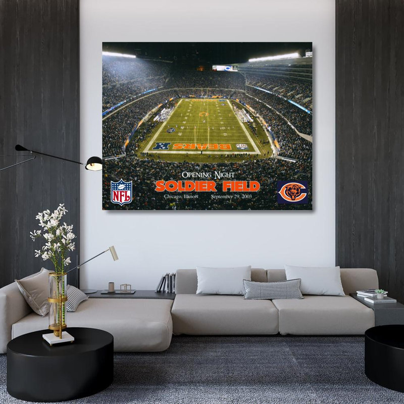 Soldier Field Chicago Bears, 36" H x 45" W
