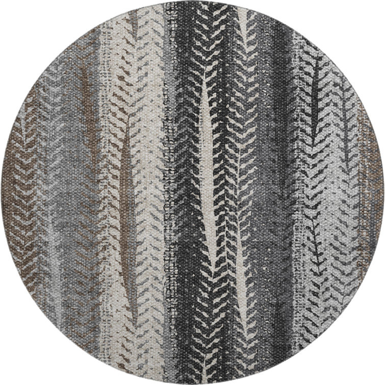 Premium Machine Washable Prisco Brown Rug