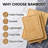 3-Piece  Cutting Board Set Stand & Juice Groove. Chopping Boards for Kitchen. Flat pressure