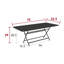 Caractere Outdoor Dining Table-1262941488