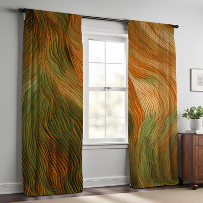 Shandora Semi Sheer Curtain Pair