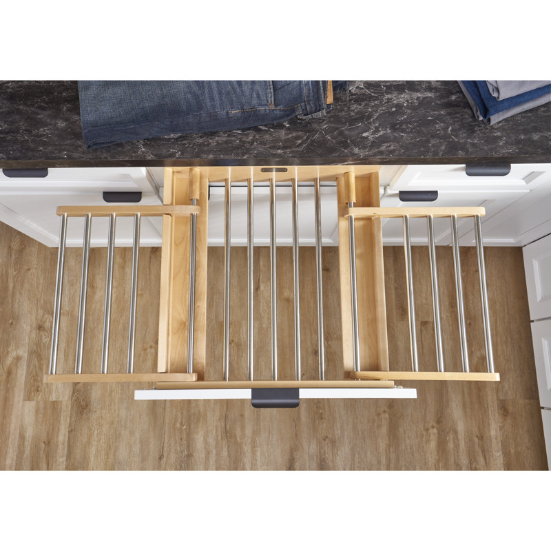 Maple Wood Soft-Close Drawer Drying Rack