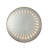 Carnival 36" Round LED Infinity Wall Mirror - Brushed Brass, Inline on/off-58622618