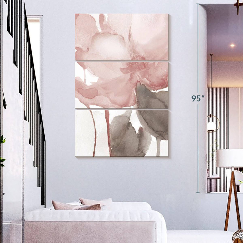 Avery Blush Bloom II, H 23 po x l 14 po