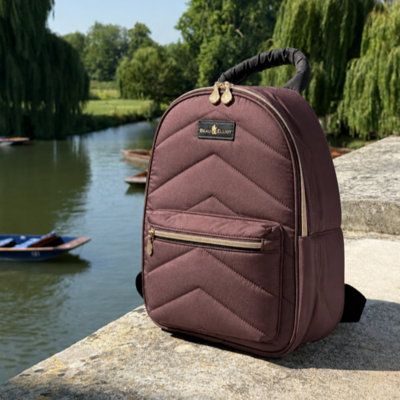 Cambridge Backpack Chocolate Chevron