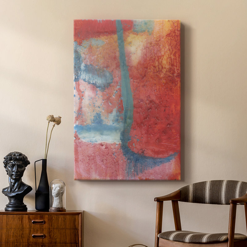 Spring Step II -Custom Wrapped Gallery Cavas, 60" H x 40" W
