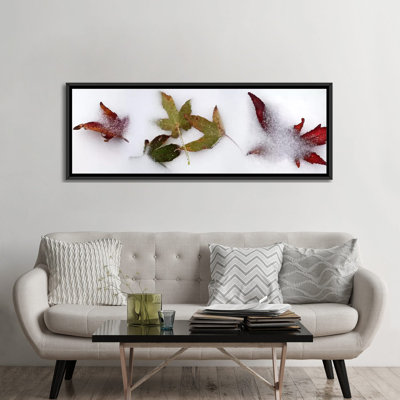 « leaves », reproduction de photo sur toile tendue