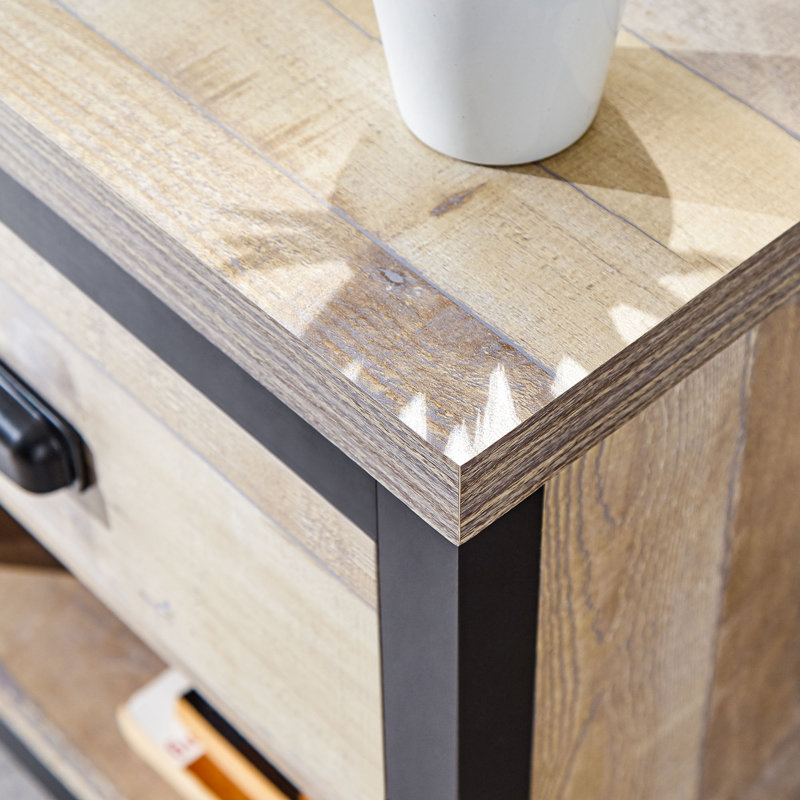 Mission Creek Sled End Table, Oak