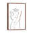 Classic Brown Wood Framed