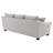 Rajrani Boucle Upholstered Sofa Light Grey-349696453