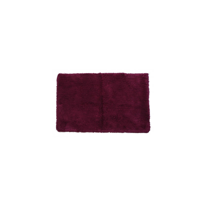 Saunier Cotton Bath Rug, Burgundy