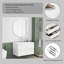 Meuble-lavabo mural avec tiroirs doubles-1794603585