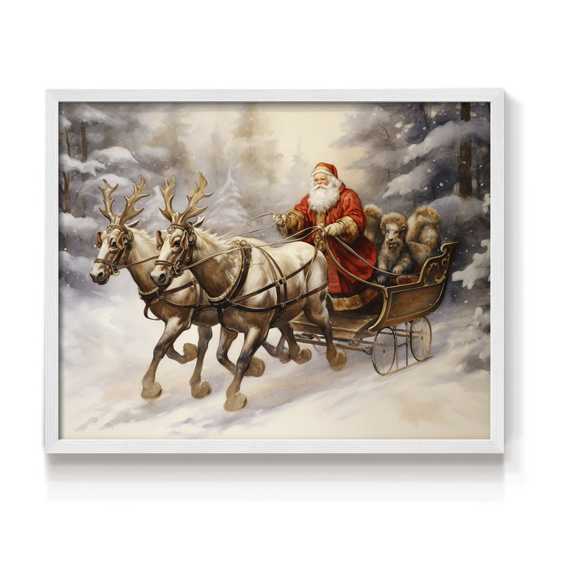 «Chirstmas Art» - CECLX - Reproduction encadrée - Restickable
