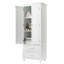 Grande armoire de rangement avec deux tiroirs pour la salle de bain / bureau